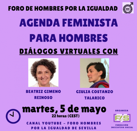 Cartel del Diálogo Agenda Feminista para hombres
