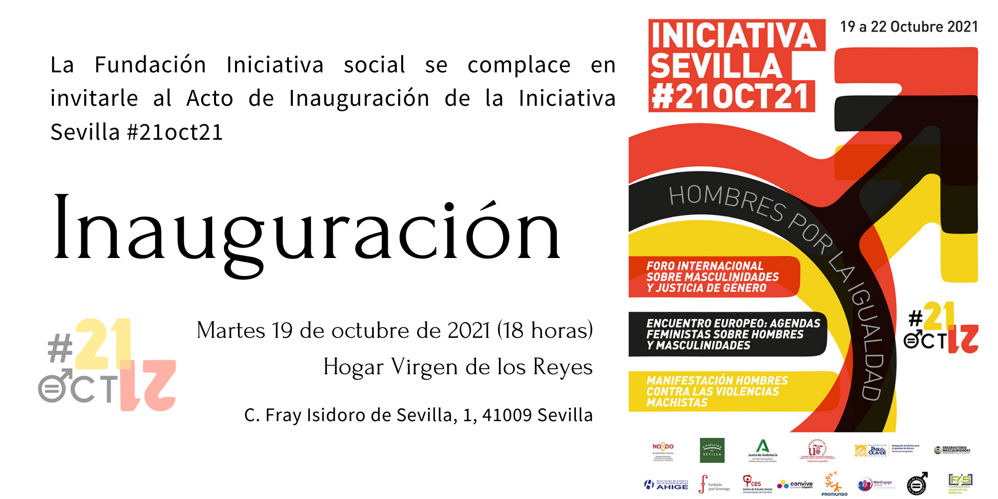 Lee más sobre el artículo Acto de inauguración de la Iniciativa Sevilla #21oct21