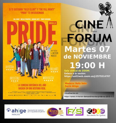 Cartel del CineForum PRIDE