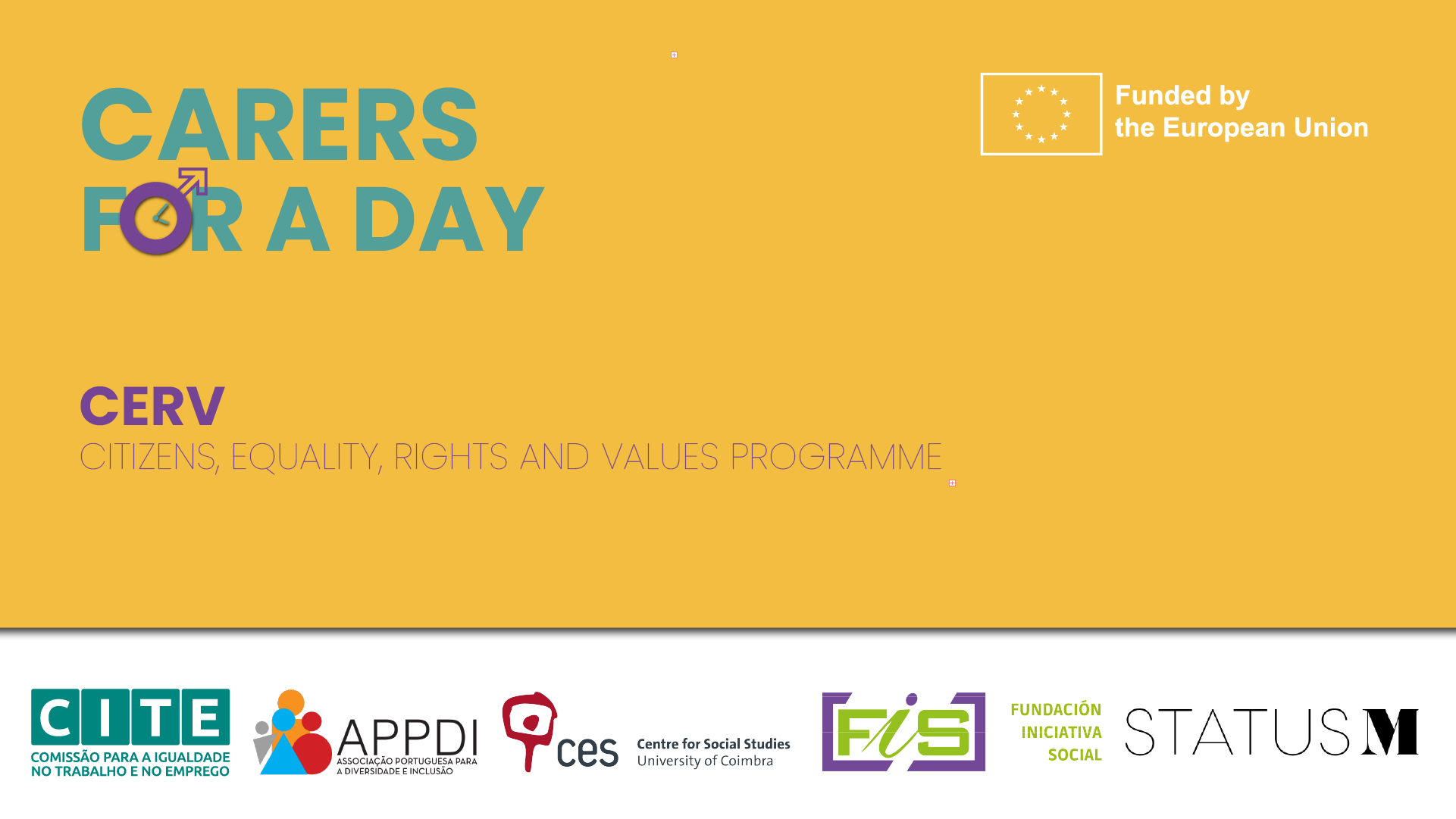 Imagen oficial del proyecto CERV Carera for a day